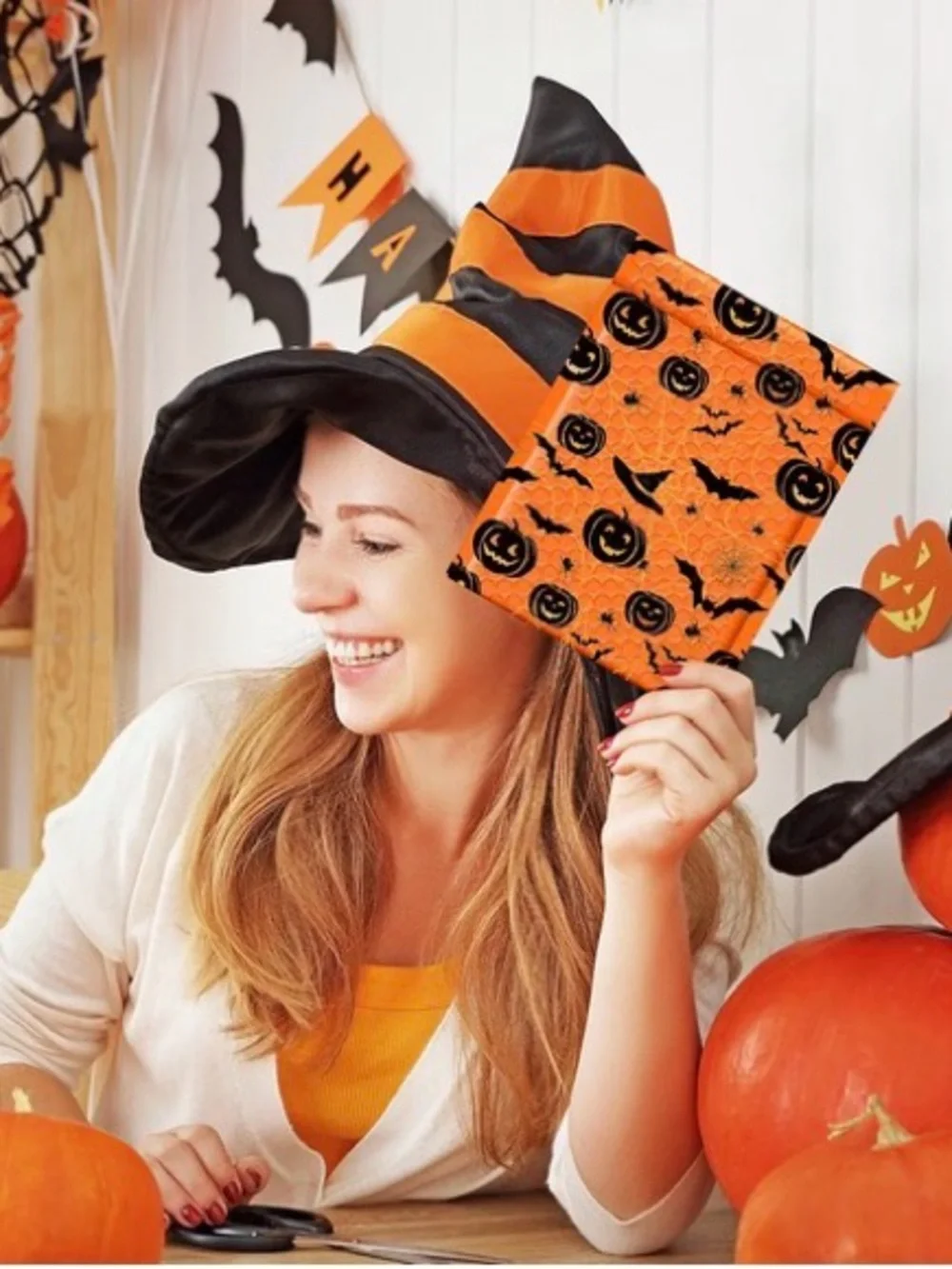 (10) Halloween Bubble Mailers (6”x10”) Witch Hat